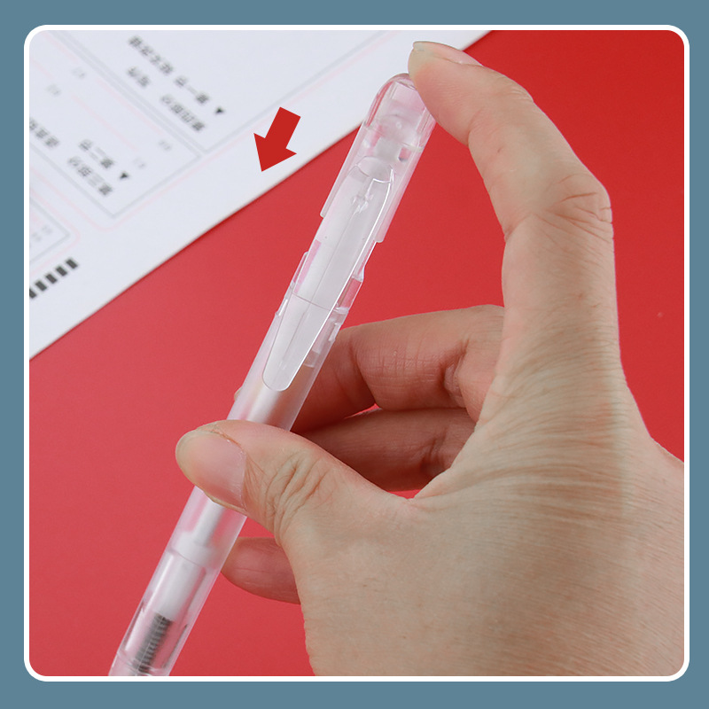 Card pen 2B pencil can be customized LOGO examination special press pencil printing two-dimensional code answer supplies stationery