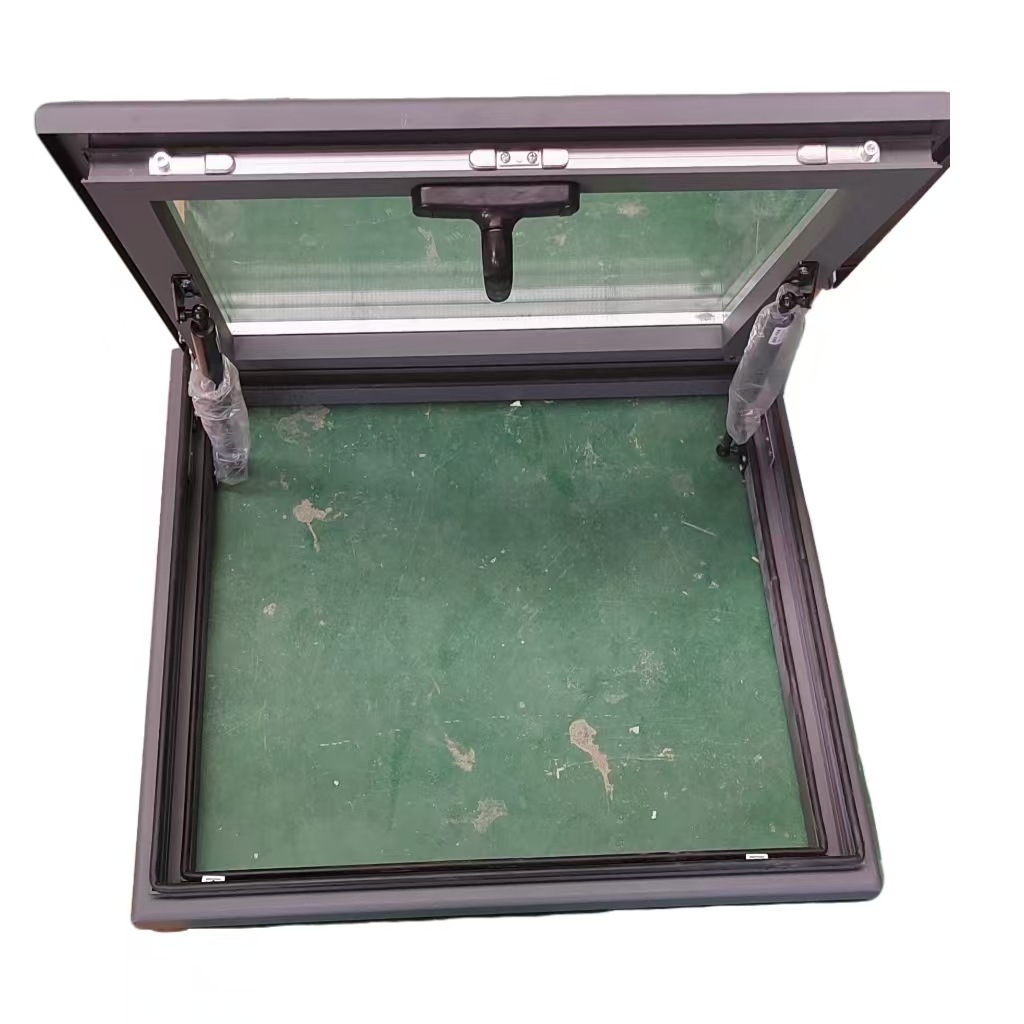 Thickened aluminum alloy intelligent electric skylight ventilation lighting smoke exhaust rain feeling automatic window closing remote control outdoor patio