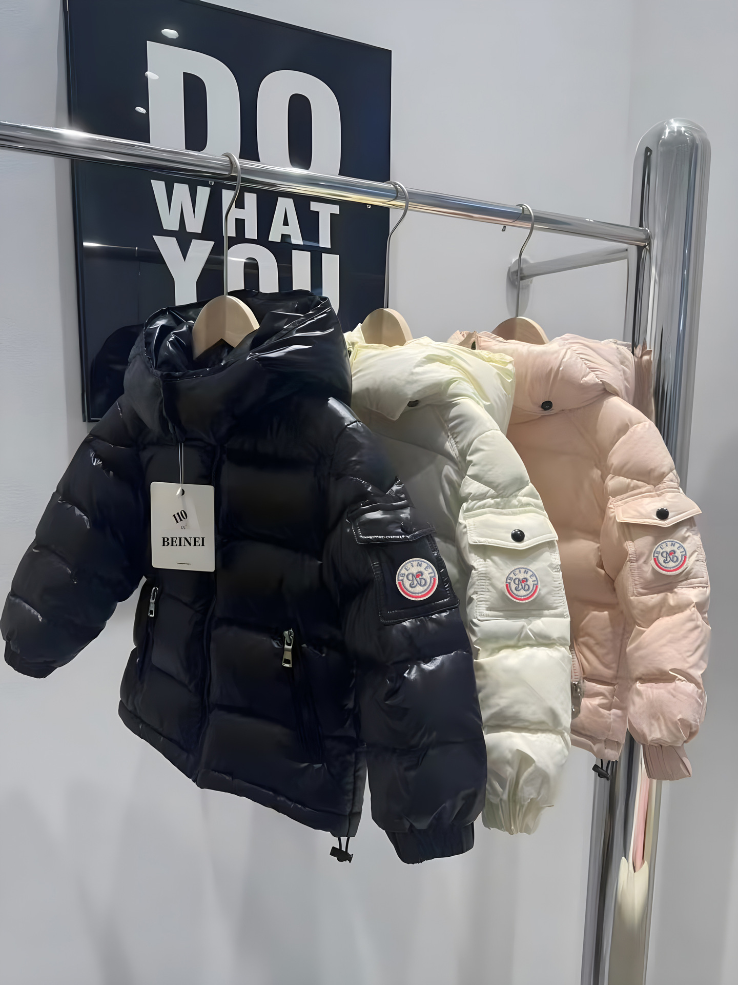Children's Thick down Jacket, Same Style as m Brand, 2025 Winter New Collection, White Duck Down, Short Coat for Boys and Girls