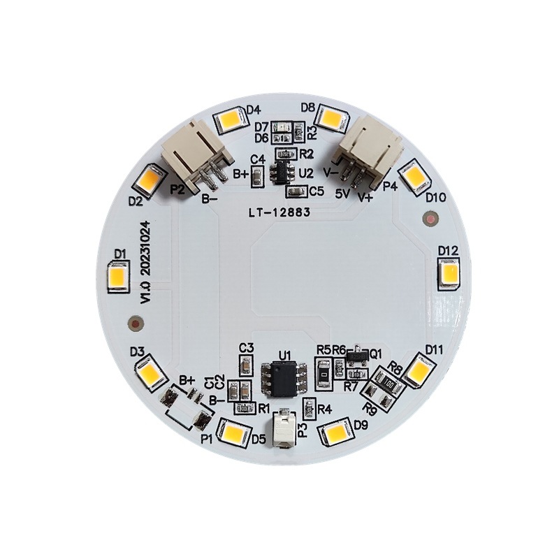 Wood carving Light Night Light led light painting charging touch electrodeless dimming control panel lamp photo frame light circuit board