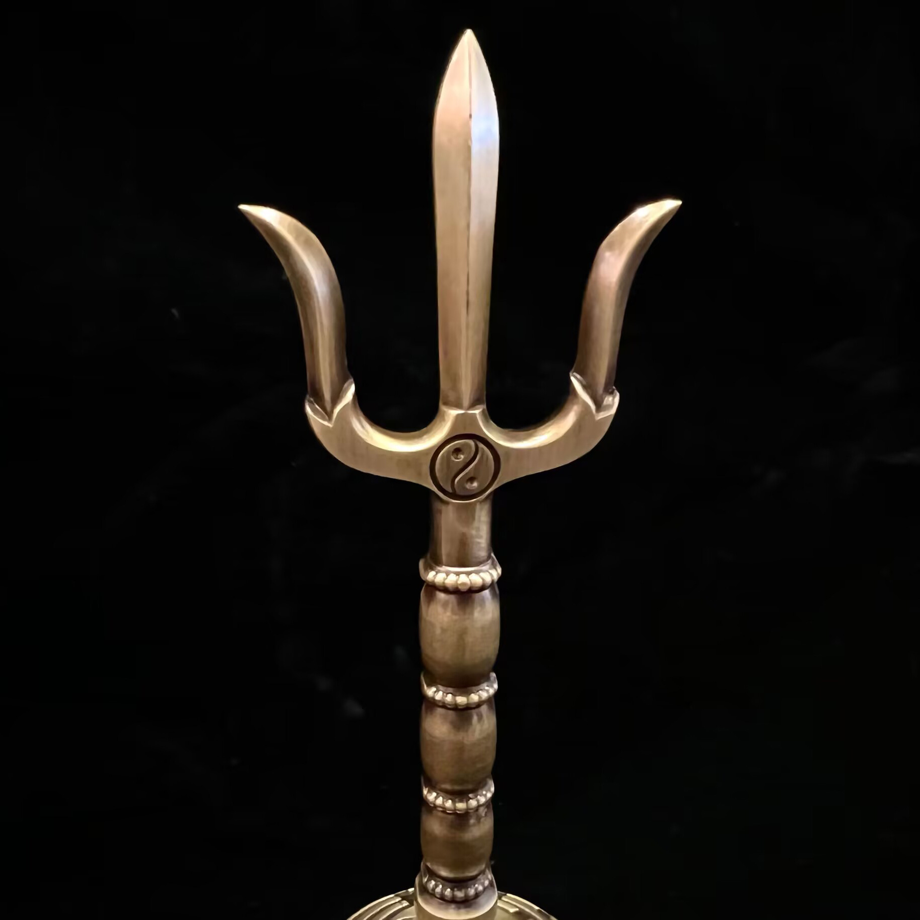 Tao multiplier dark eight fairy bell eight trigrams three clear bell tai chi eight trigrams bell eight fairy eight treasure bell antique bronze bell wholesale