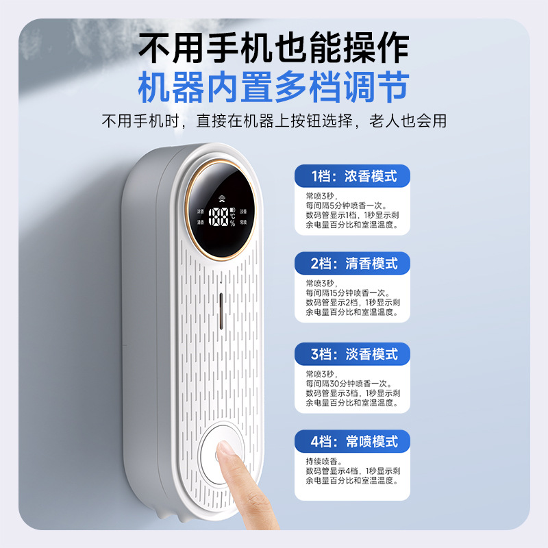 The New Model Has Been Integrated into the Mijia Aroma Diffuser, an Automatic Fragrance Sprayer for Home Use, a Smart Aroma Diffuser for Toilets and Bathrooms