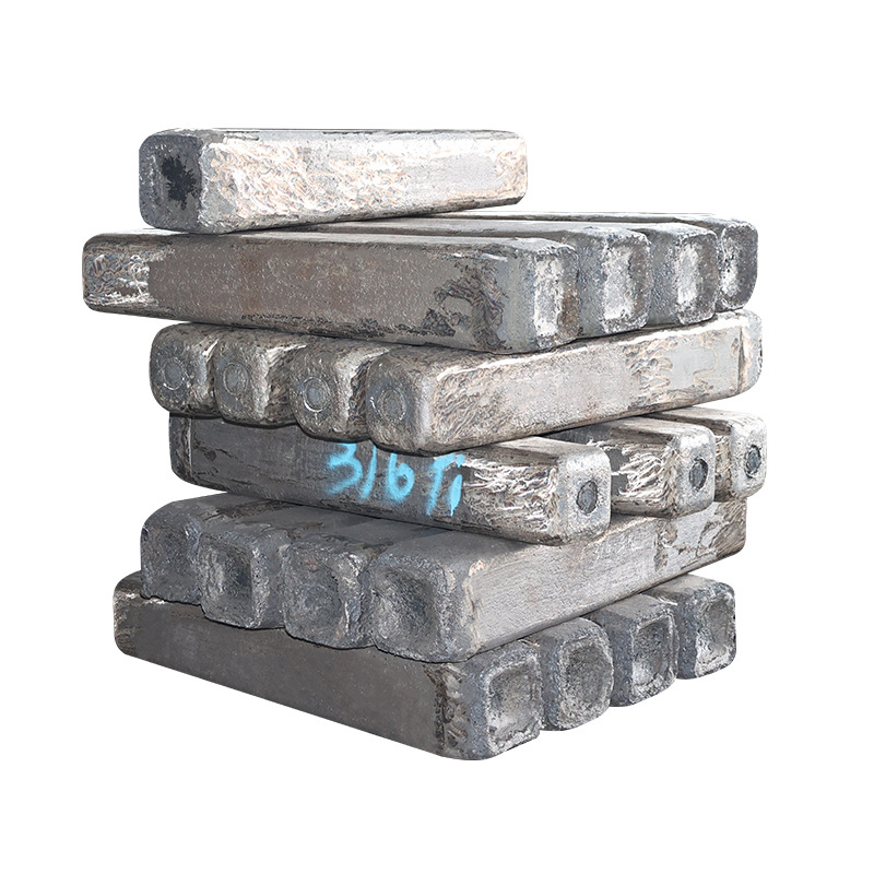 Factory Customized Industrial Steel Raw Materials Ingots High Temperature Furnace Materials Stainless Steel Billet Reflowing Ingot Process Raw Materials
