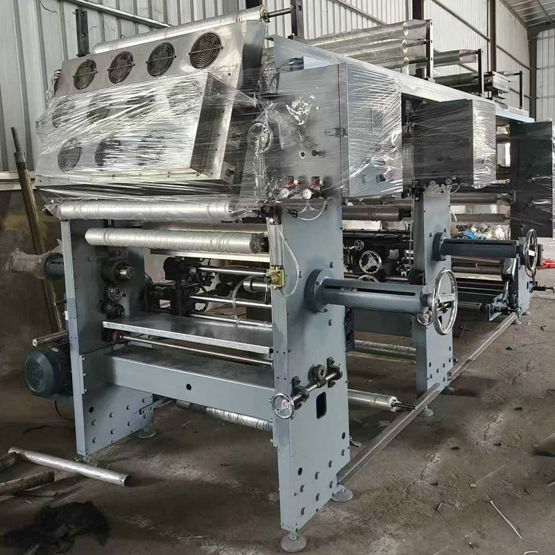 800 type 2 color high speed shaft-less gravure printing machine plastic film printing machine pe plastic bag printing machine