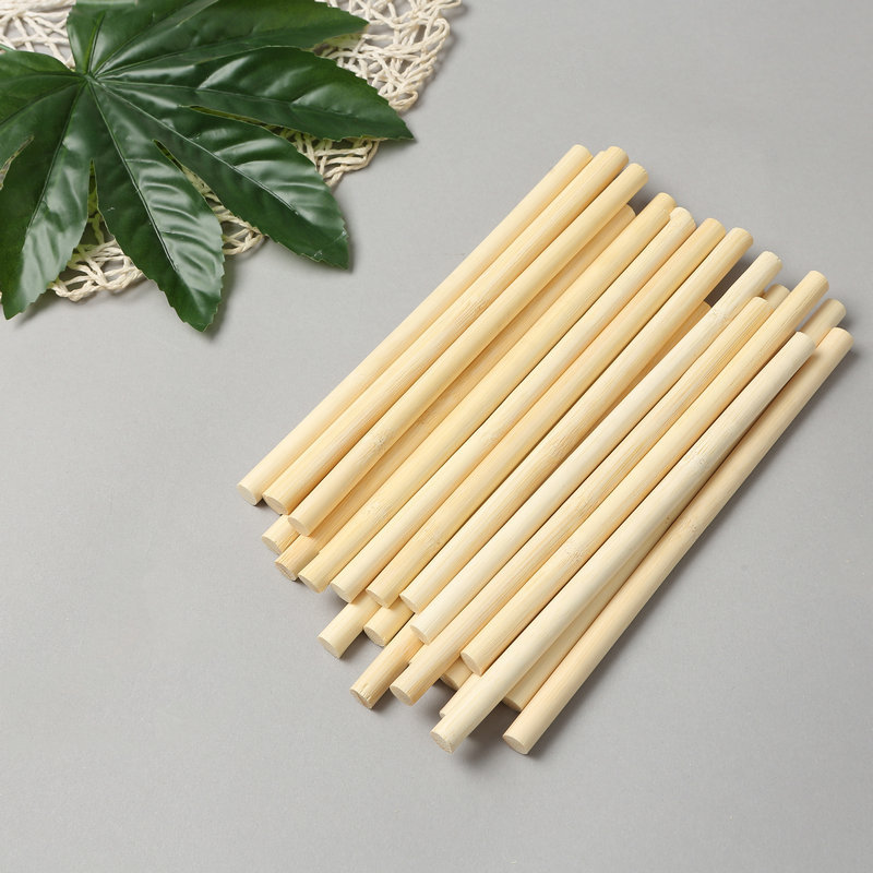 Entity manufacturers bamboo stick 8mm funny cat round stick bamboo stick assembled model birdcage material can be fixed lantern pole drilling