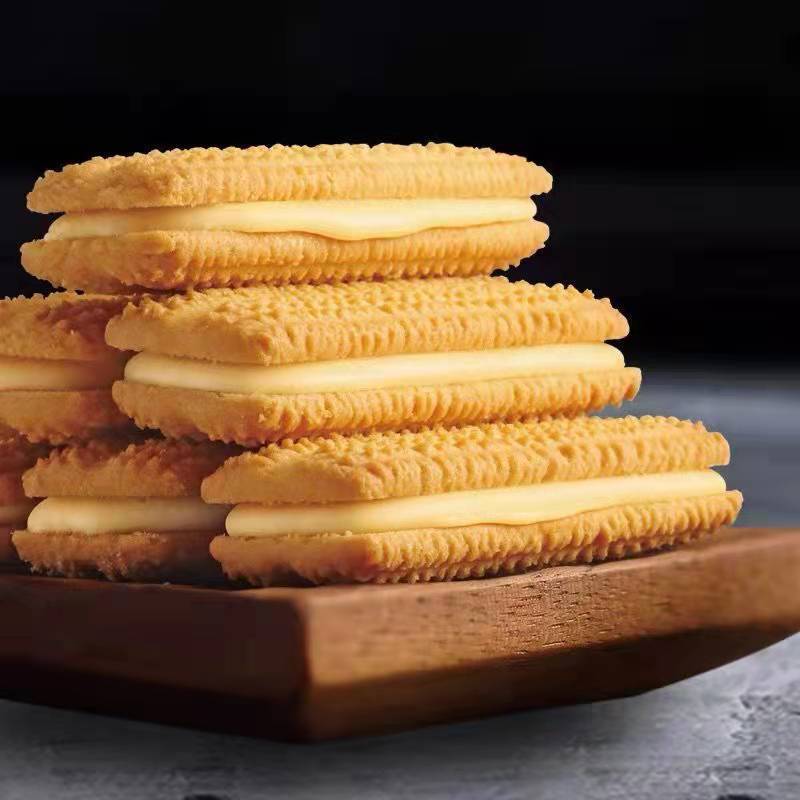 Fariz Cookies 58G/Box Matcha Flavor Office Snacks Afternoon Tea Snacks Internet Celebrity Snacks