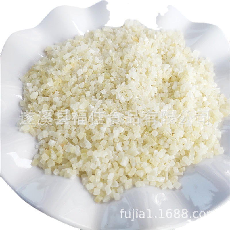 Factory Direct supply fruit tea fillings papaya grain White papaya diced 5mm grain oatmeal fruit porridge baking raw materials