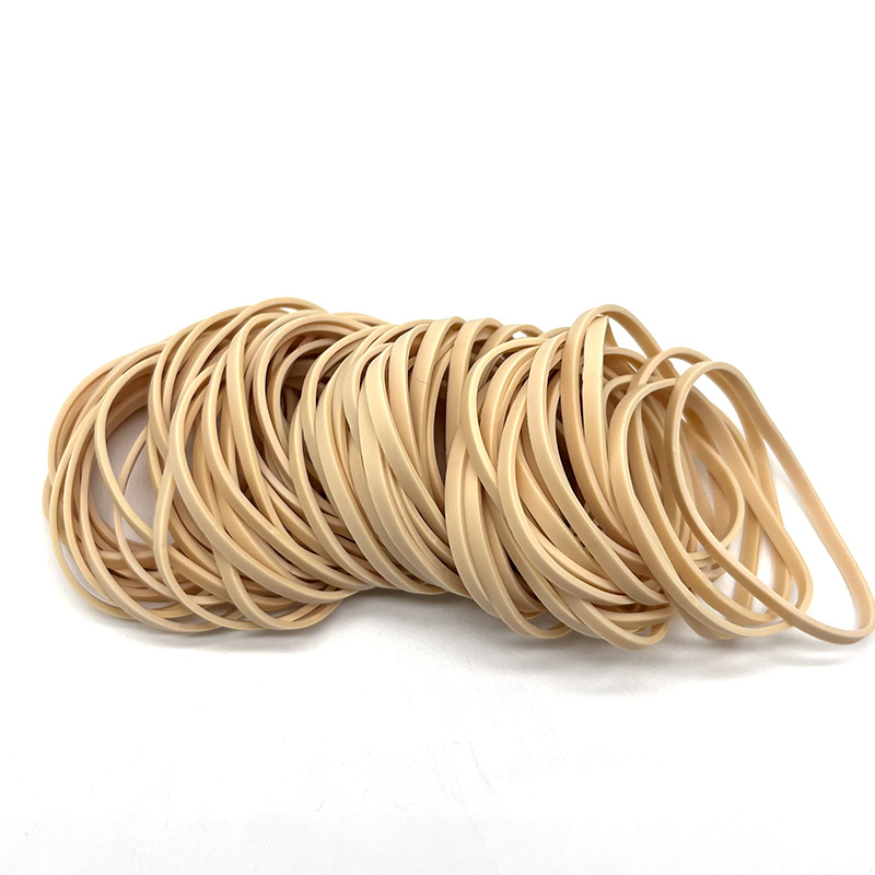 Chuangxian industrial creamy-white natural synthetic rubber rubber band hair band hair accessories round simple style wholesale