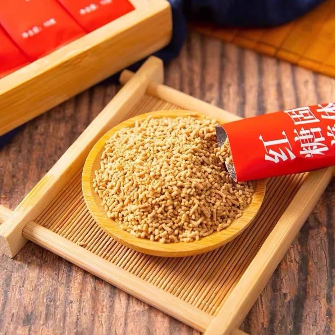 Wholesale Brown Sugar Ginger Tea for All Seasons, Palace Cold Ginger Juice Drink, Brown Sugar Containing Sugar for Qi and Blood, Menstrual Women's Packaged Ginger and Jujube Tea for Delivery