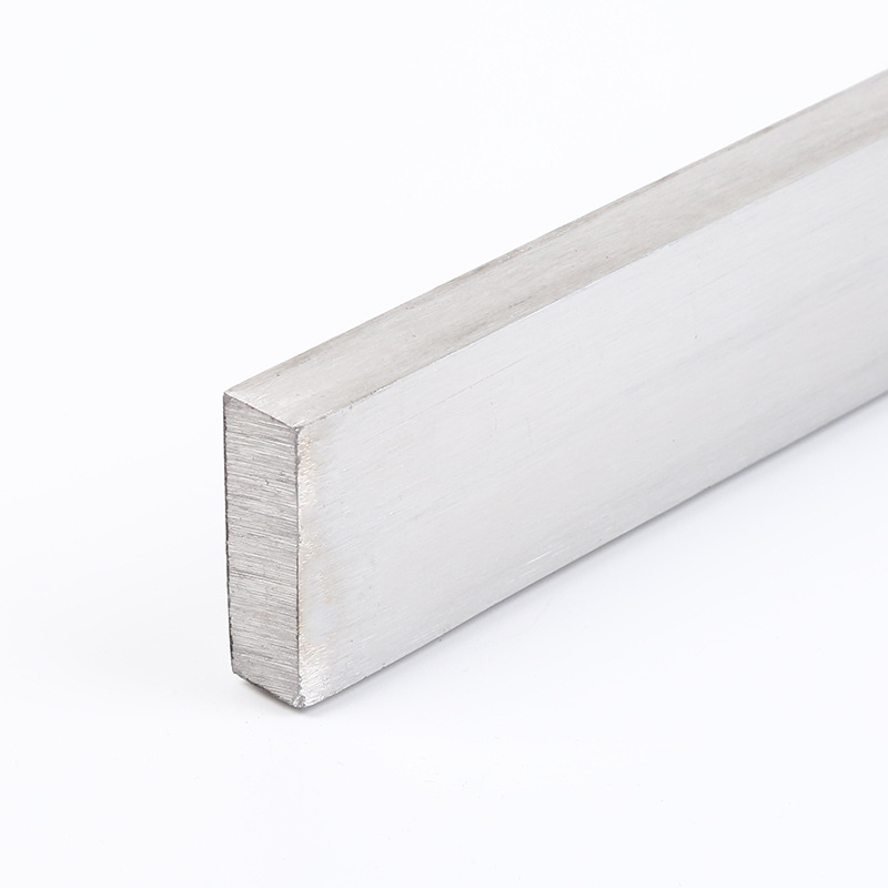 304/201/316L Stainless Steel Brushed Flat Steel Bar Straight Square Bar Square Bar Plate Bar Zero-Cut Flat Steel