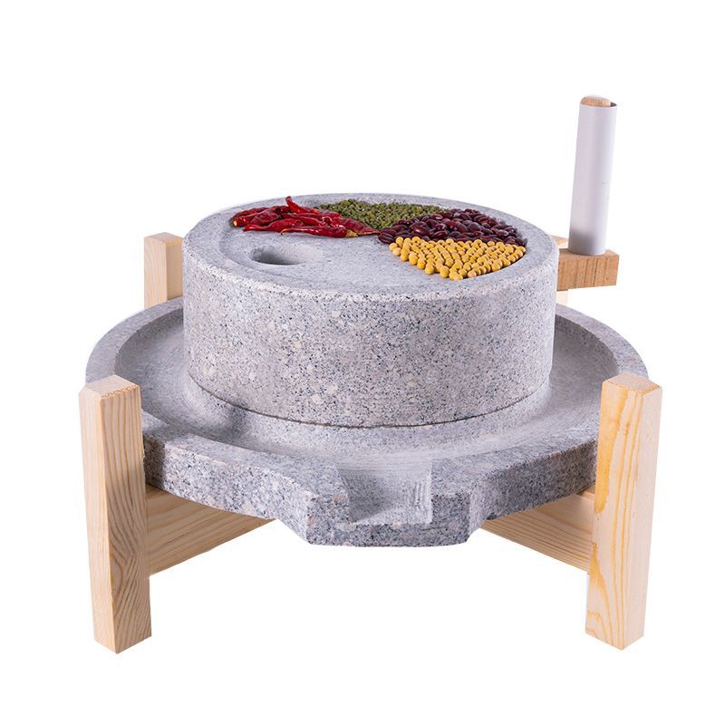 Supply small stone mill grinding disc soya-bean milk machine stone mill soya-bean milk kindergarten hand-pushed stone mill household handmade mini stone mill