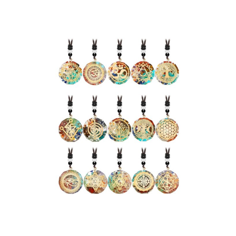 Кулон викинга из кристалла, винтажное украшение, европейское и американское ожерелье