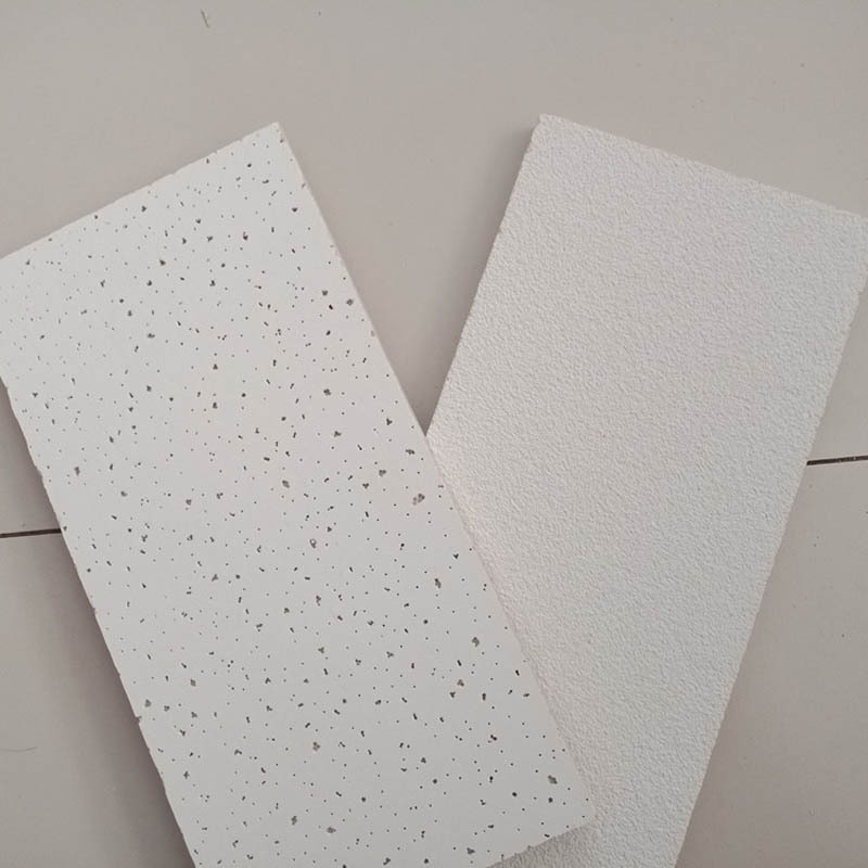 Ceiling Material Sound-Absorbing Office Decoration Factory Workshop Three-Proof Board Insulation Insulation Sound Insulation Mineral Wool Board