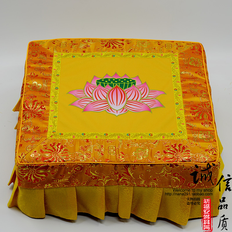 Temple Lotus Prayer Mat, Prayer Stool, Household Kneeling Mat, Buddhist Hall Meditation Mat, Kneeling Stool, Temple Worship Stool, Kneeling Stool