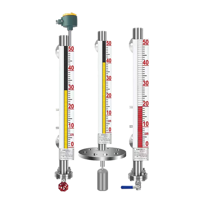Magnetic Float Level Gauge Asphalt Storage Tank Remote Magnetic Flap Level Gauge Uhz- 7.4kg Wire System