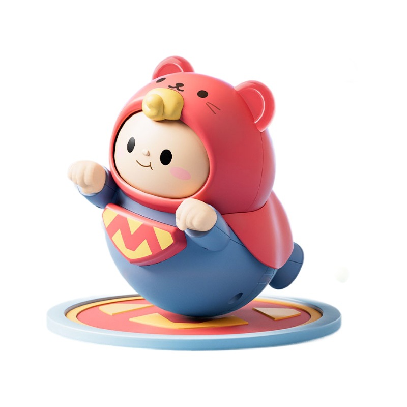 Baby Tumbler Toy 0 to 1 Year Old Head up Practice Baby 3-6 Months Can Chew Toddlers 8 Educational Early Education