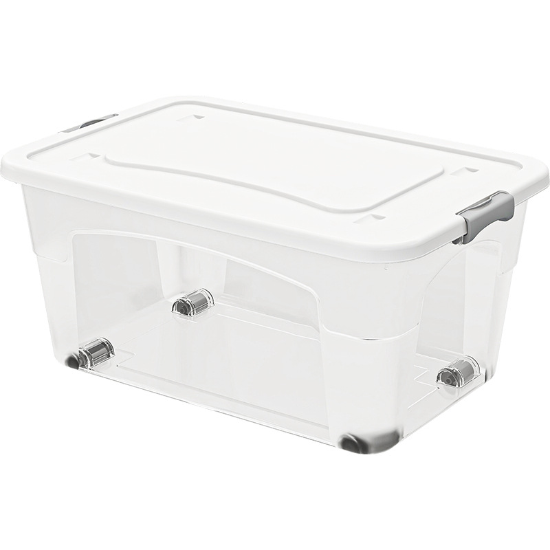 Storage Box with Lid Multifunctional Storage Box Plastic Extra Large Transparent Toy Storage Organiser Home Storage Box