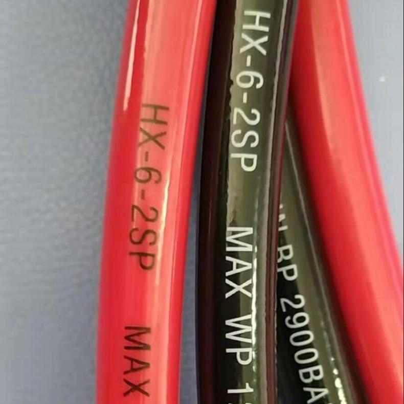 100MPA hydraulic hose polyurethane UP steel wire layer wound 1000BAR kg high pressure oil pipe