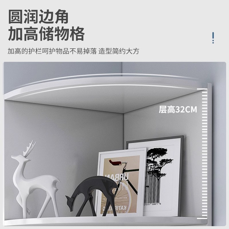 Xiangpei Wholesale Corner Side Cabinet Corner Cabinet Storage Cabinet Bookcase Restaurant Corner Cabinet Living Room Triangle Storage Cabinet Corner Cabinet