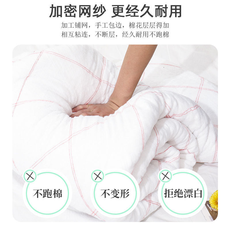 Xinjiang Cotton Quilt Wholesale Thickened Mattress for Student Dormitories Spring and Autumn Cotton Quilt Core Summer Cooling Quilt Pad