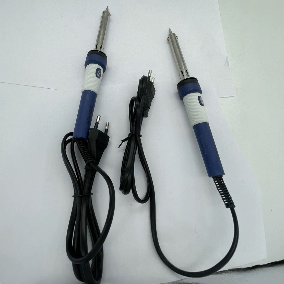 60W Electric Soldering Iron Welding Tool Household Handheld Electric Welding Pen External Heat Electric Iron Repair Tool with Light Soldering Iron