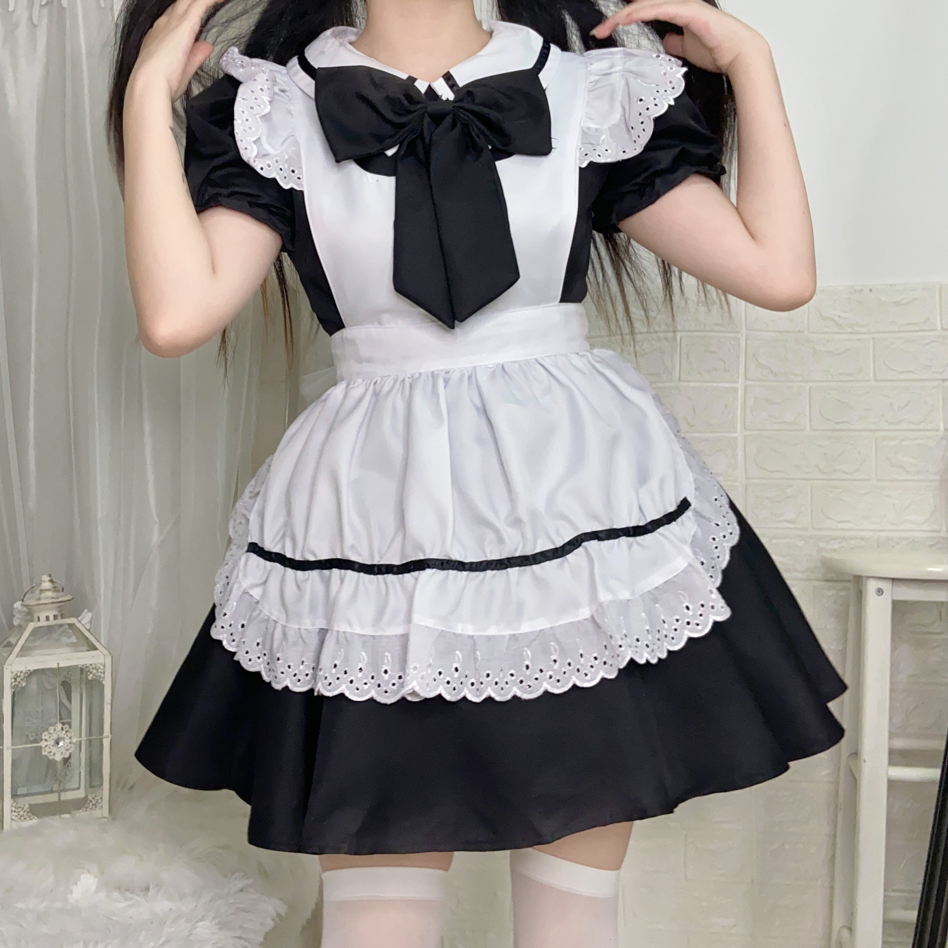 Maid clothing Japanese cos cute student women's clothing boss dress Lolita maid suit secondary yuan clothing