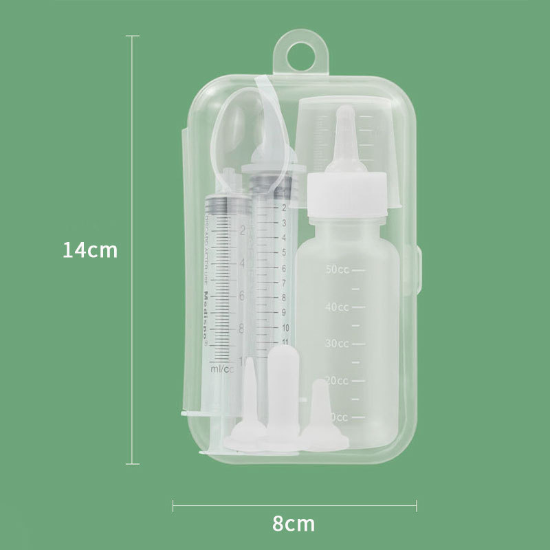 Cross-border Explosions Pet Feeder suit Bottle Needle Cartridge Combination Feeder Puppy Anti-choking Artifact