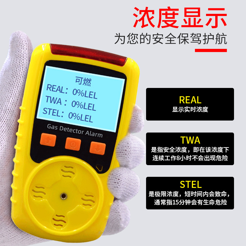 Zhongan four-in-one gas detector portable toxic gas carbon dioxide ozone ammonia voc detector