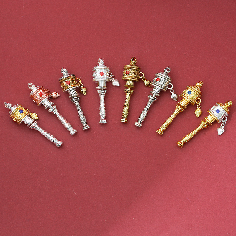 Кулон с колесом Xizang из сплава, эмаль, этнический стиль, оптовая продажа