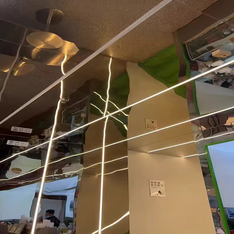 Stainless Steel Mirror Honeycomb Panel Metal Ceiling Partition Composite Board Ktv Bar Stainless Steel Plate Partition