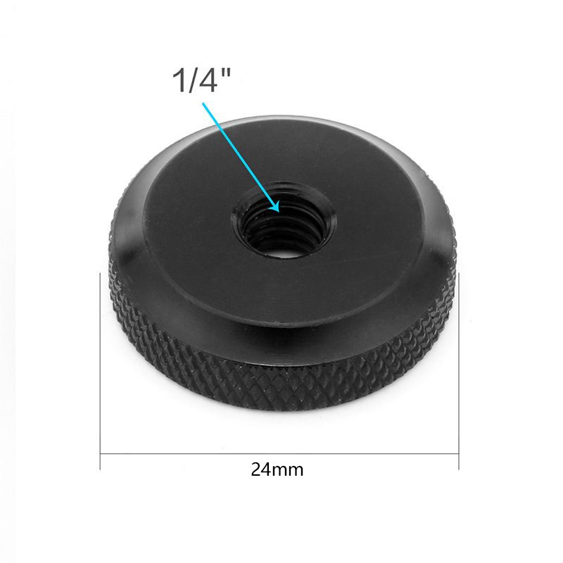 PTZ металлический лист замена винт живой мобильный телефон кронштейн аксессуары прочный алюминиевый сплав прокладка универсальный 1/4 винт