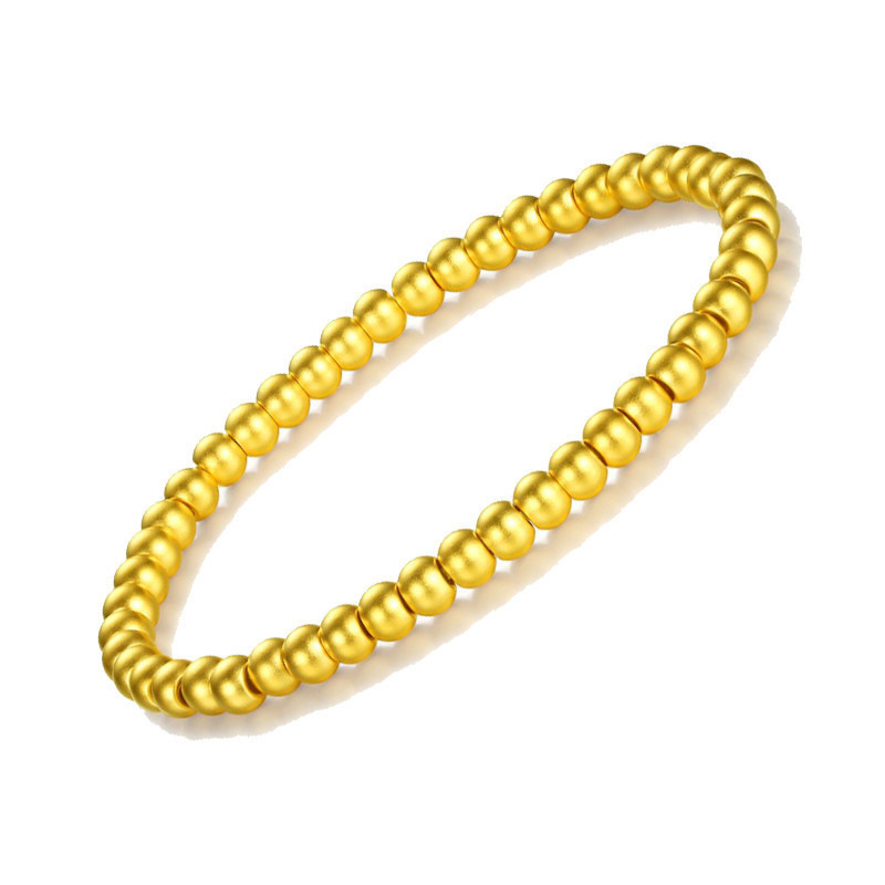 Shuibei Gold Beads Loose Beads 999 Pure Gold 3D Hard Gold Beans Small Gold Beads Pure Gold Transfer Beads Bracelet DIY Accessories