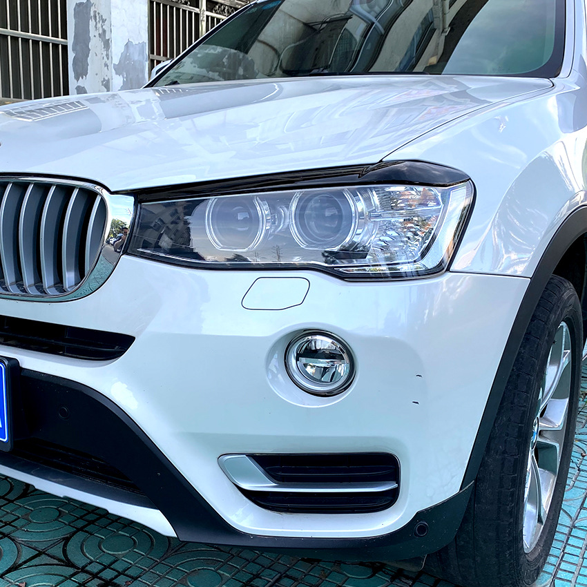 Suitable for BMW X3 F25 X4 F26 2014-2017 headlight eyebrow exterior car sticker modification