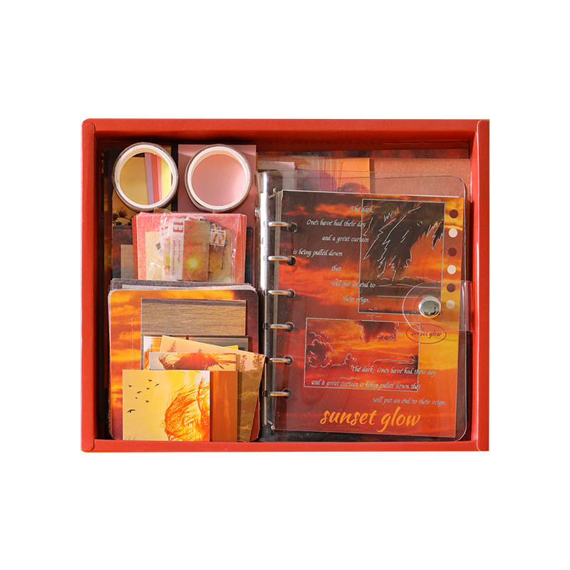 Creative birthday gift Practical Journal gift box for boys and girls birthday gift for students school opening loose-leaf Journal Book