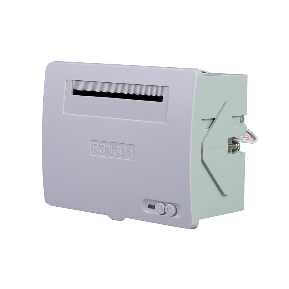 Queyin Needle-Type Large Paper Tray Printer Prints Embedded Content, Paper Width 44-57mm, for Inventory and Receipt Printing