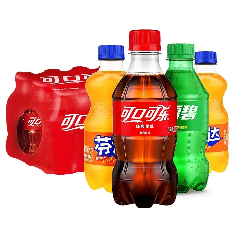 [Full Box Wholesale] Coca-Cola 300ml Sugar-Free Cola Carbonated Drink Small Bottle Full Box Beverage Wholesale