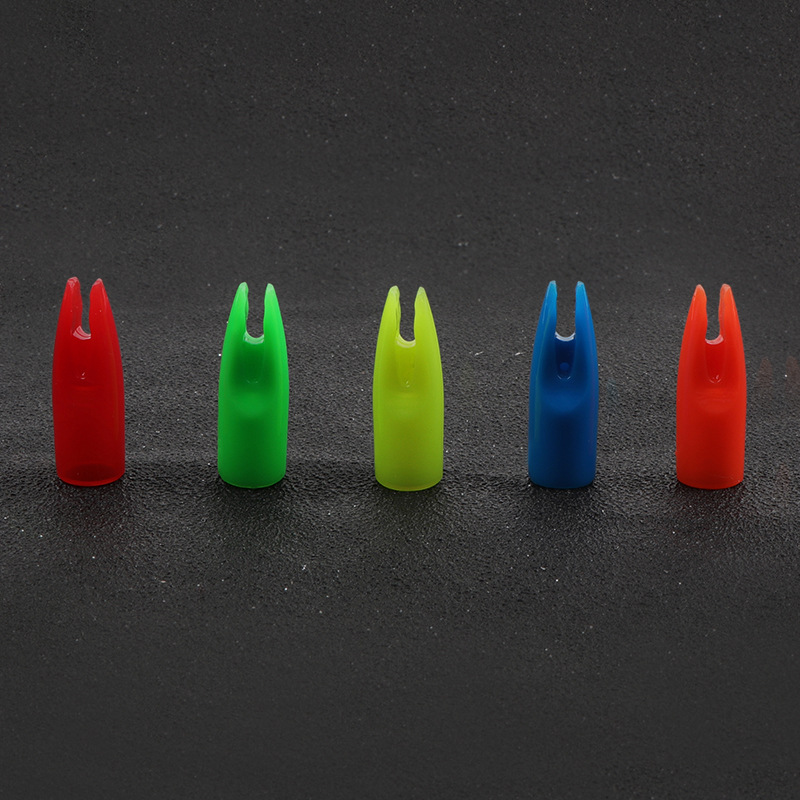 7mm Fiberglass Arrow Jacket Arrow Tail High Strength PC Material Solid and Durable Archery Bow and Arrow Special Accessories Arrow Tail