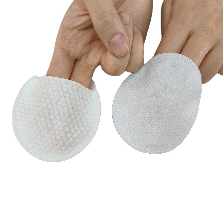 Hand-Inserted Round Finger Cots, Wet Compress Skin Care, Exfoliating Thickeneded Cotton Pads, Cleansing and Makeup Remover Round Dry Cotton Pads