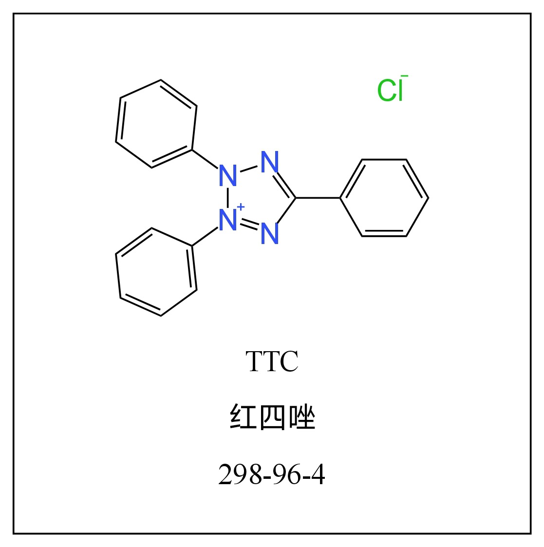 Ttc Red Tetrazolium 2,3,5-Triphenyl Chlorotetrazolium 298-96-4 Free Sample ≥98%