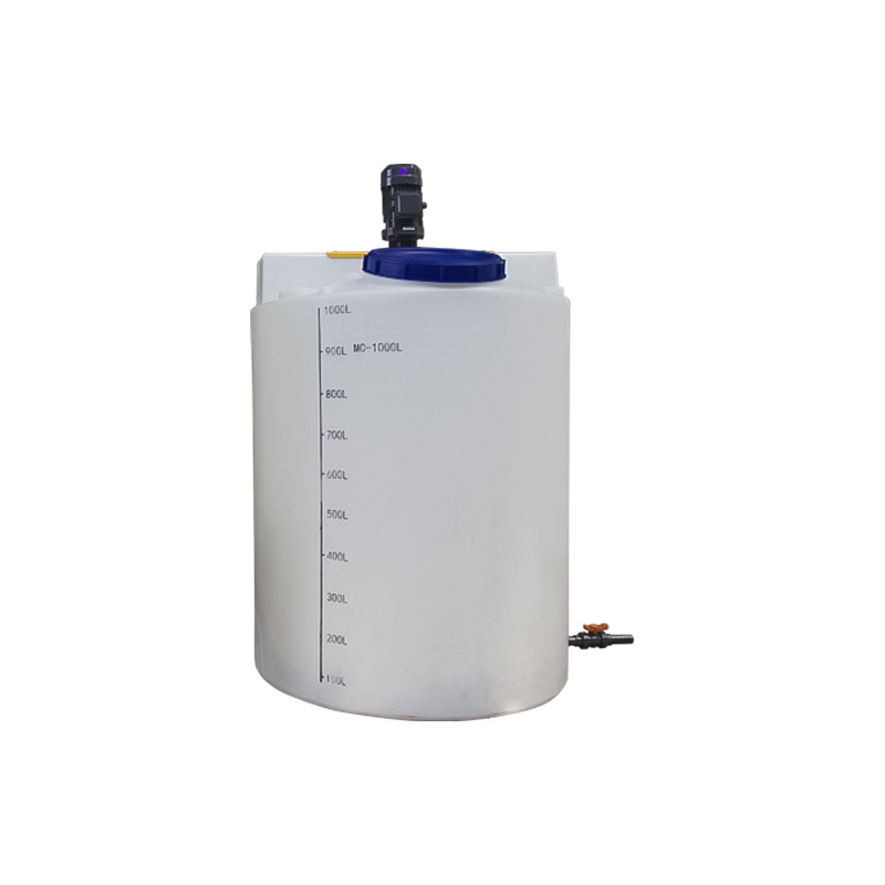 Manufacturer Supplies Thickeneded Bucket 1 Ton Capacity Flats Bottom Hand Soap Detergent Electric Automatic Plastic Mixing Tank