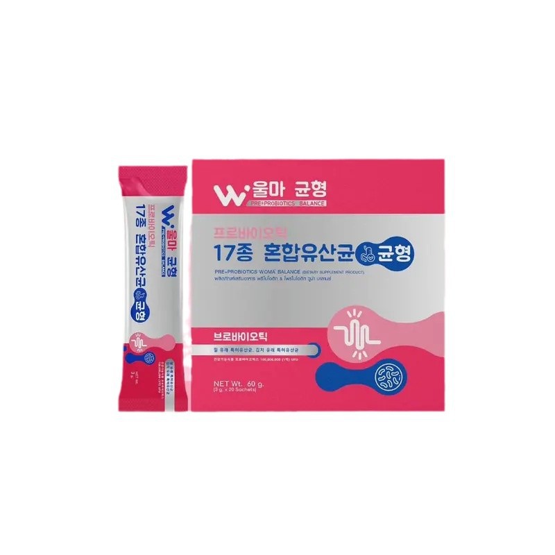 Cross-Border Tk Thailand Hot Product Woma'Balancepro+Prebiotics Pre-Probiotics + Probiotic Powder
