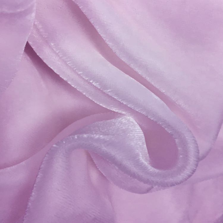 140 Width Silk Velvet Fabric Mulberry Silk Bottom Cheongsam Cotton Fabric 65111 Pure Color Velvet Classy Fashion