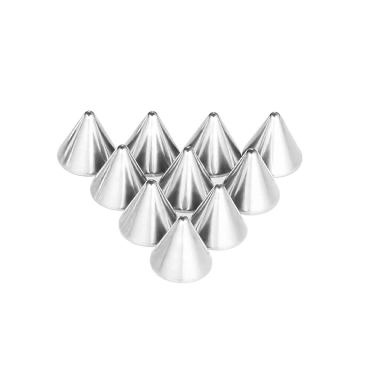 Manufacturers specializing in the production of stainless steel puncture jewelry pointed cone accessories of various sizes