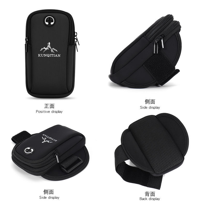 New Outdoor Fitness Mobile Phone Arm Bag Unisex Wrist Bag Waterproof Breathable Running Sports Mobile Phone Bag Arm Bag