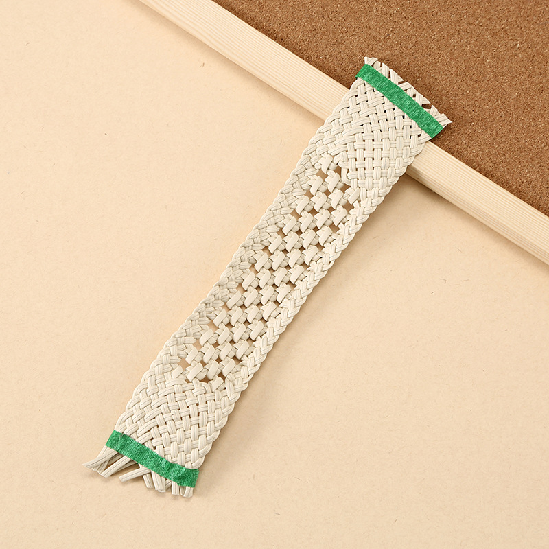 Оптовая продажа индивидуальных ручных вязаных сандалий и тапочек, сетчатые верхние части обуви с вырезом для пальцев, полупродукты для обуви