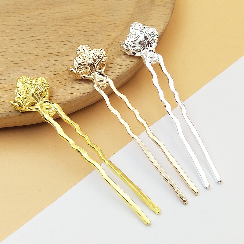 DIY аксессуары, антикварные аксессуары для волос, новый сплав, держатель для цветов, заколка