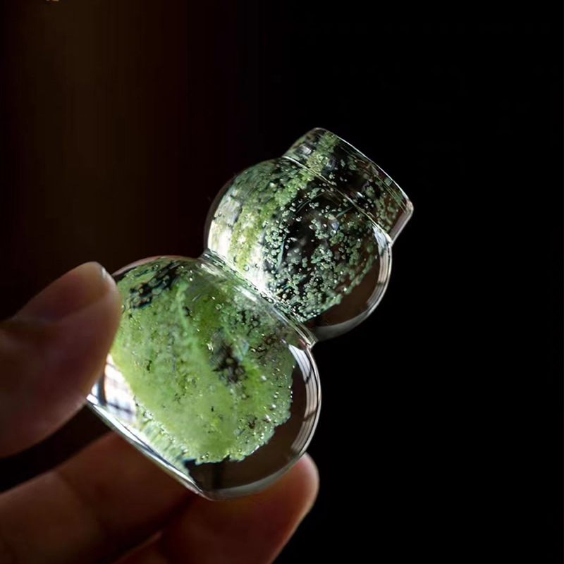 Набор флуоресцентных крышек из кристального стекла, креативные аксессуары для чайного стола