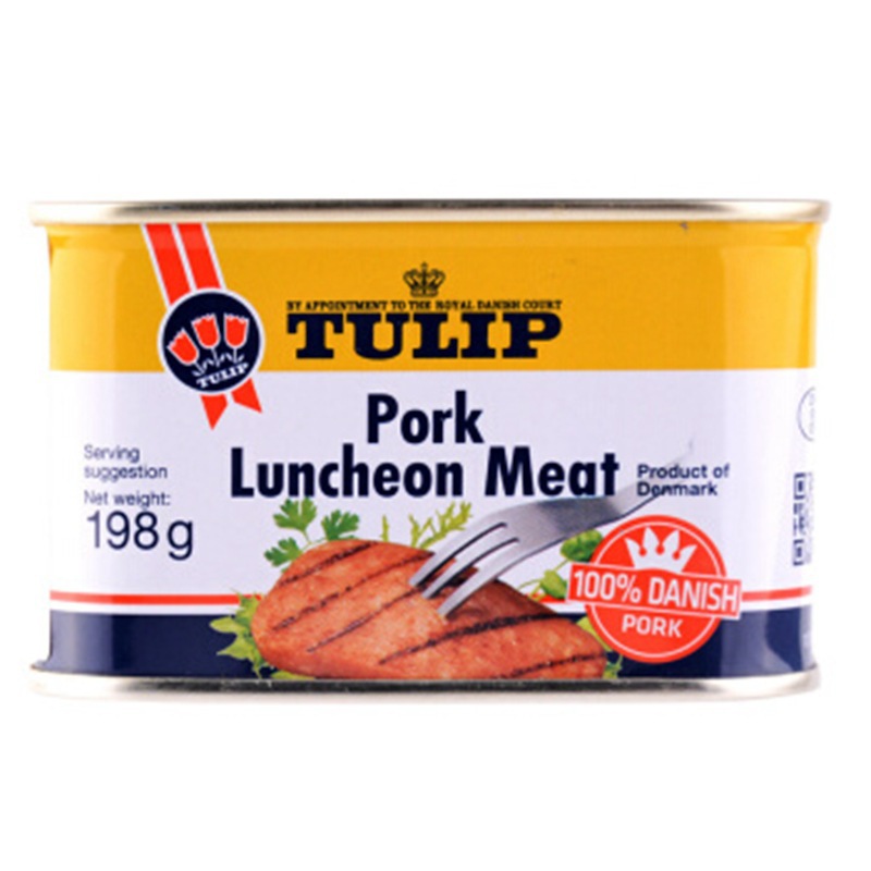 Danish imported Tulip lunch meat canned 198g/canned hot pot sandwich partner lunch meat