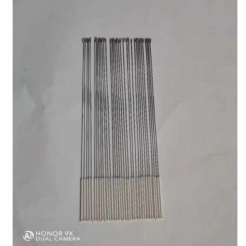 Manufacturer's Goose Feather 0.5mm Silver Needle Handle Hair-Binding Needle Ear-Picking Tool Silver Handle Flat-Head Needle Stick Moxa Stick Moxibustion