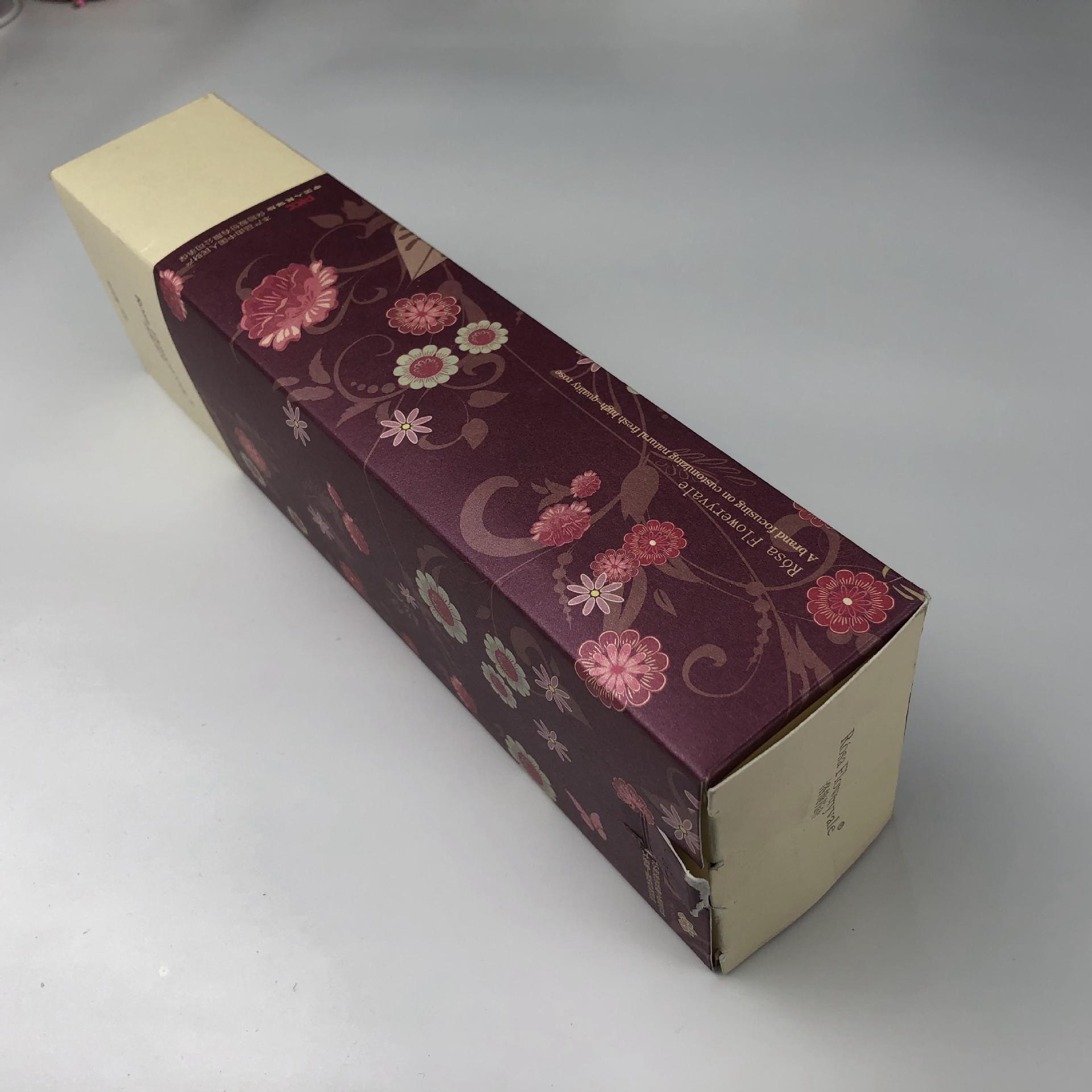 Цветная коробка из белого картона с ламинацией, пылезащитная, оптовая цена